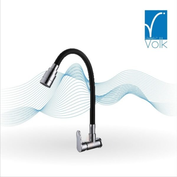 TERMURAH VOLK PRAHA KX-802 KRAN SINK TEMBOK/DINDING SILICON KUNINGAN