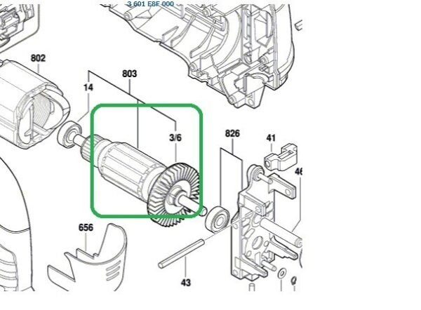 TERMURAH 1619P09157 BOSCH ARMATURE GST 90 BE / SPARE PART