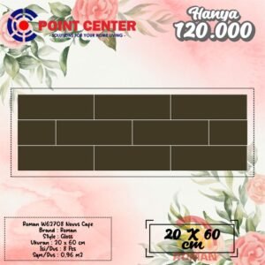TERMURAH ROMAN KERAMIK 20 X 60 W62708 NOVUS CAFE