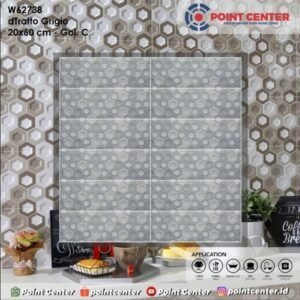 TERMURAH ROMAN KERAMIK 20 X 60 W62738 DTRATTO GRIGIO