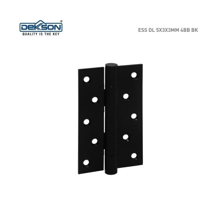 TERMURAH DEKKSON Engsel Pintu Kupu Kupu ESS DL 5X3X3MM 4BB Matt Black - Image 3