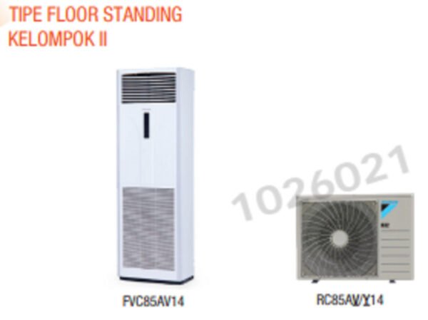 TERMURAH DAIKIN SVC140AYL SA SKYAIR NON INVERTER FLOOR STANDING 6 PK