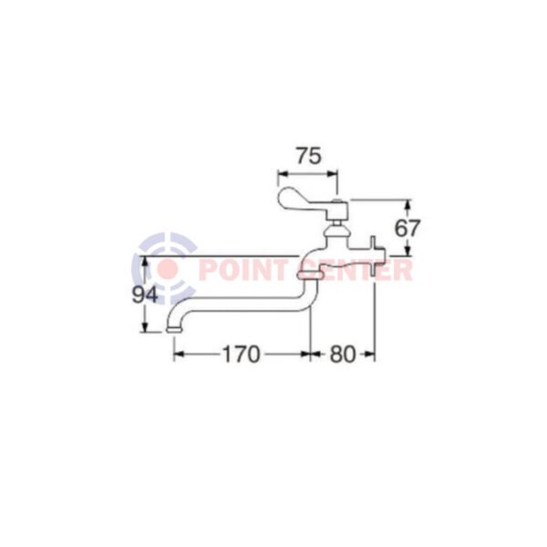TERMURAH SAN EI A10JRN KRAN DAPUR / KRAN SINK / KRAN ANGSA - Image 2