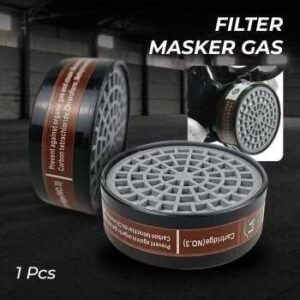 TERMURAH TAFFWARE FILTER MASKER GAS RESPIRATOR HITAM SF05