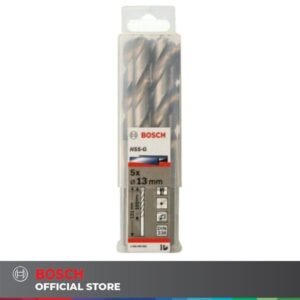 TERMURAH BOSCH MATA BOR HSS-G METAL DRILL BIT 13.0 MM X 5 PCS
