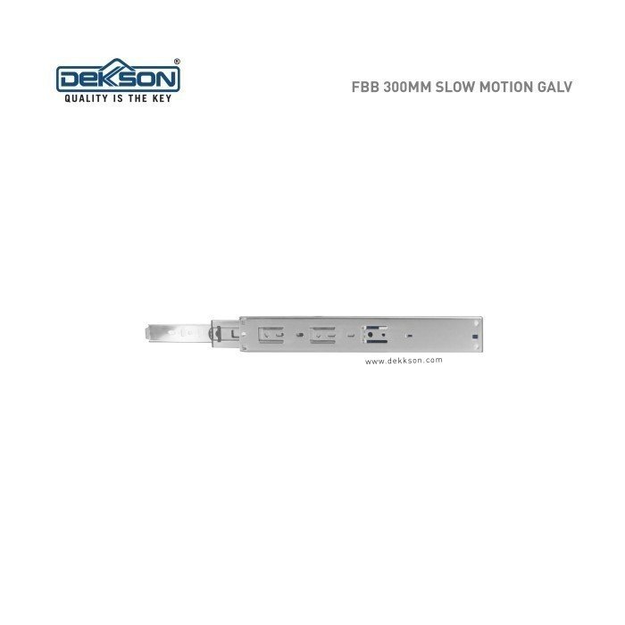 TERMURAH DEKKSON Furniture Ball Bearing FBB 300MM Slowmotion Galv - Image 2