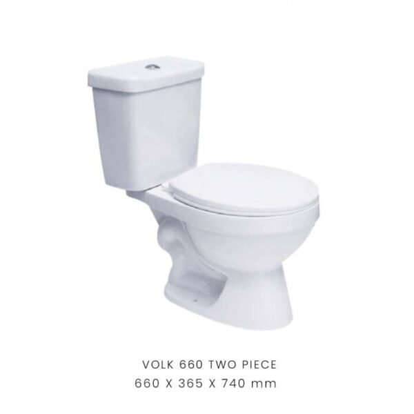 TERMURAH VOLK 660 TWO PIECE TOILET / KLOSET DUDUK KAMAR MANDI