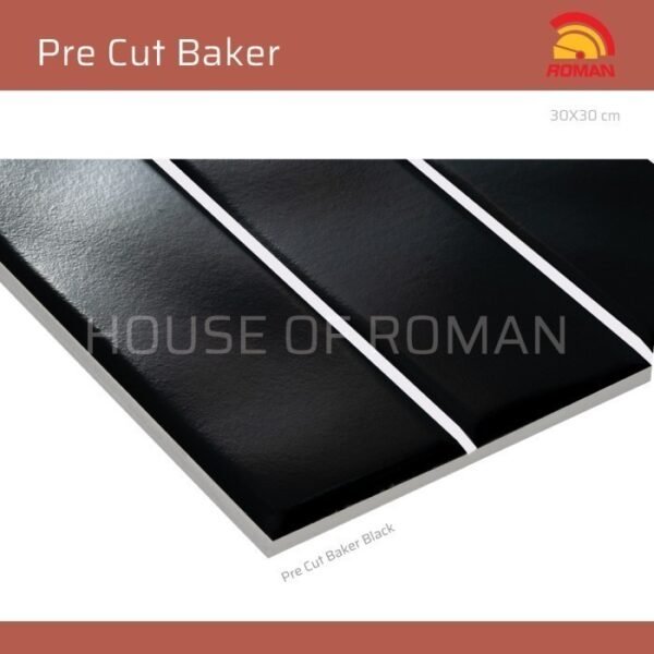 Termurah ROMAN KERAMIK Pre Cut Baker Black 30x30 PWA33702 Gol B - Image 3