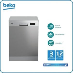 TERMURAH BEKO DFN16410X STANDING DISH WASHER Mesin Cuci Piring