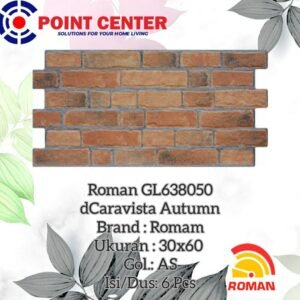 TERMURAH ROMAN INTERLOK 30 X 60 GL638050 DCARAVISTA AUTUMN GOL AS
