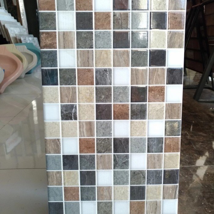 TERMURAH PLATINUM KERAMIK 25/50 CELINE BROWN DÉCOR - Image 3