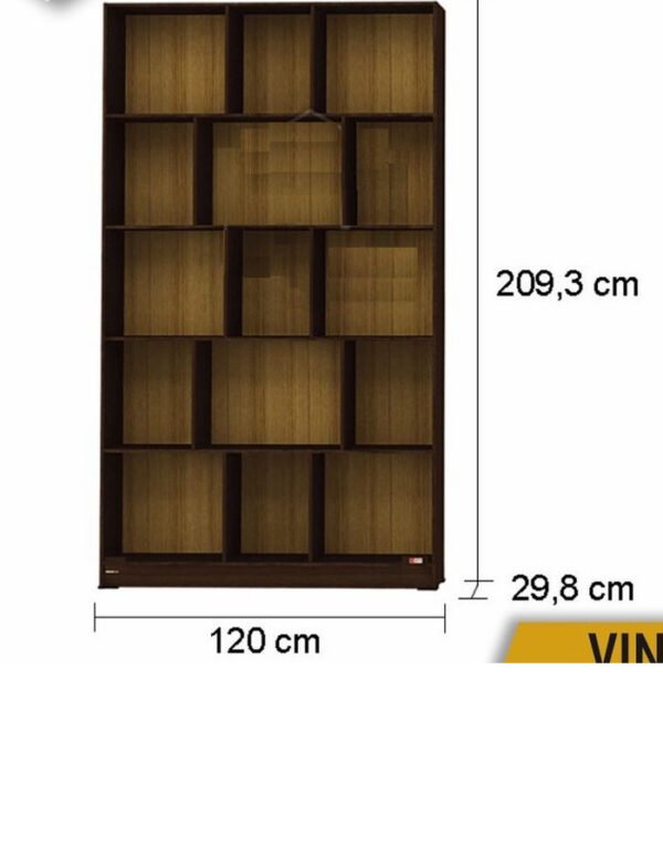 TERMURAH ACTIV FURNITURE VINO BC 120 X 210 CM RAK BUKU BESAR 5 SUSUN - Image 2