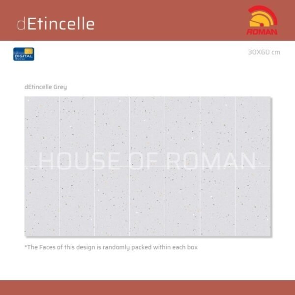 Termurah ROMAN KERAMIK dEtincelle Grey 30x60T W63430T - Image 5