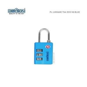 TERMURAH DEKKSON Gembok Koper Padlock Luggage TSA 3533 SQ BLUE