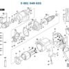 TERMURAH 2604220702 BOSCH FIELD STATOR GBM 13 HRE / SPARE PART - Image 3