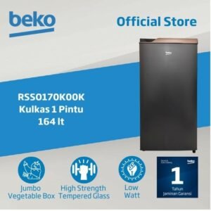 TERMURAH BEKO RSSO170K00K Kulkas 1 Pintu 164 Liter