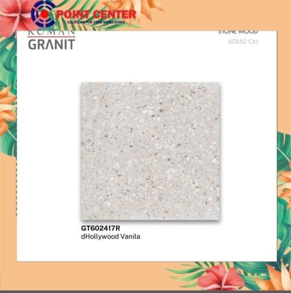 TERMURAH ROMAN GRANIT 60 X 60 GT602417R DHOLLYWOOD VANILA