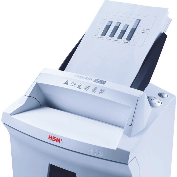 TERMURAH HSM MESIN PENGHANCUR KERTAS SECURIO AF150 CROSS CUT 4,5 MM - Image 2