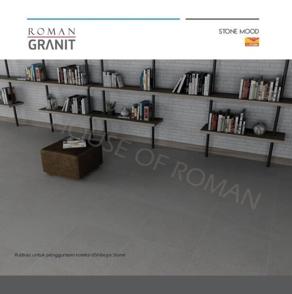 TERMURAH ROMAN GRANIT 60 X 60 GT602067CR DSHIBUYA ASH - Image 2