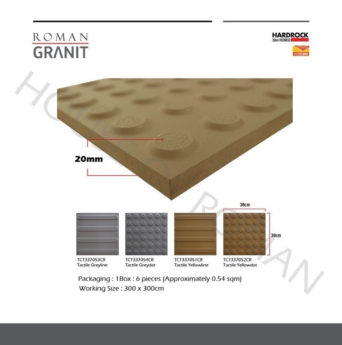 TERMURAH GRANIT 30 X 30 TCT337054CR TACTILE GREYDOT - Image 5