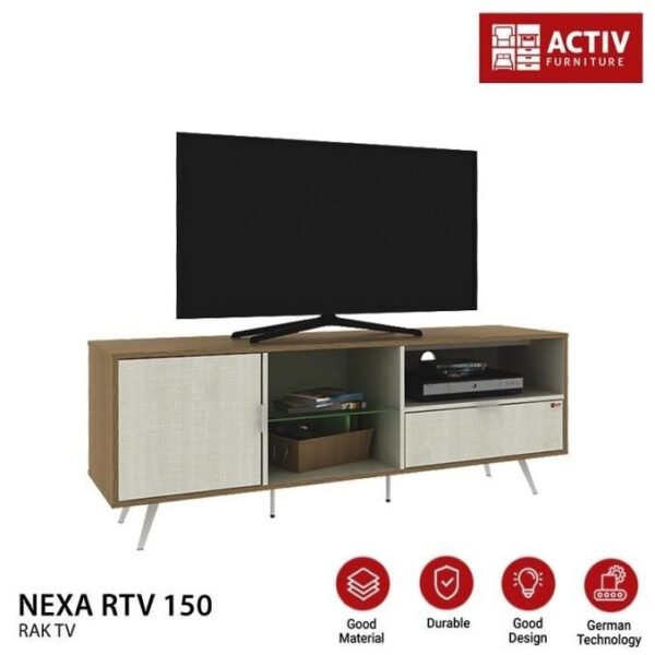 TERMURAH ACTIV FURNITURE NEXA RTV 150 RAK MEJA TV BUFFET MODERN - Image 2