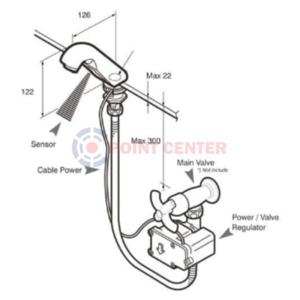 TERMURAH SAN EI EY501 KRAN DAPUR / KRAN SINK / KRAN SENSOR - Image 3