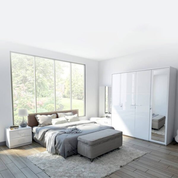 TERMURAH ACTIV FURNITURE AVANTI MADRID LP 401 LEMARI PAKAIAN 4 PINTU