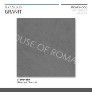 TERMURAH ROMAN GRANIT 60 X 60 GT602455R dMontane Charcoal