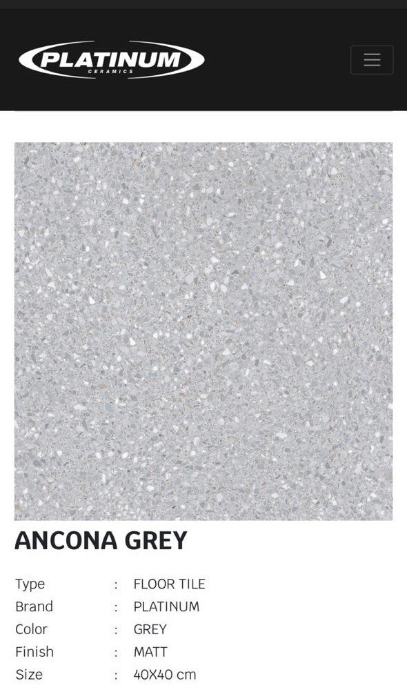 TERMURAH PLATINUM KERAMIK 40/40 ANCONA GREY - Image 2