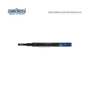 TERMURAH DEKKSON Furniture Ball Bearing FBB 450MM Slowmotion Black