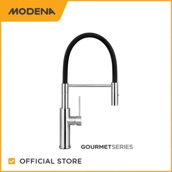 TERMURAH MODENA KT 3560 KRAN DAPUR / KRAN ANGSA KITCHEN TAP BLACK - Image 4