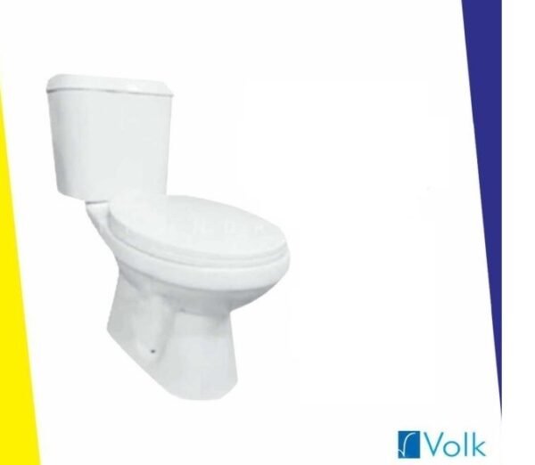 TERMURAH VOLK MAGNOLIA 663 TWO PIECE TOILET / CLOSET DUDUK