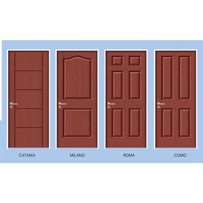 TERMURAH KNOX DAUN PINTU ONLY HSB MILANO 82X210 CM BROWN AREA TERBATAS - Image 2