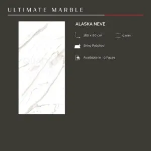 ALASKA NEVE 160X80