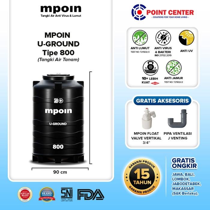 MPOIN TANDON U & GROUND UG 800Liter