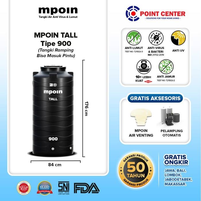 MPOIN TANDON TALL TW 900Liter