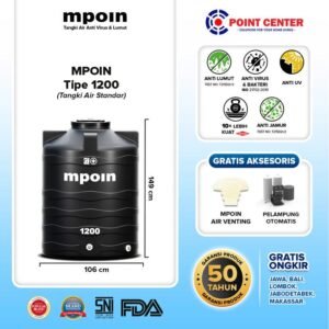 MPOIN TANDON WAVE W 1200Liter