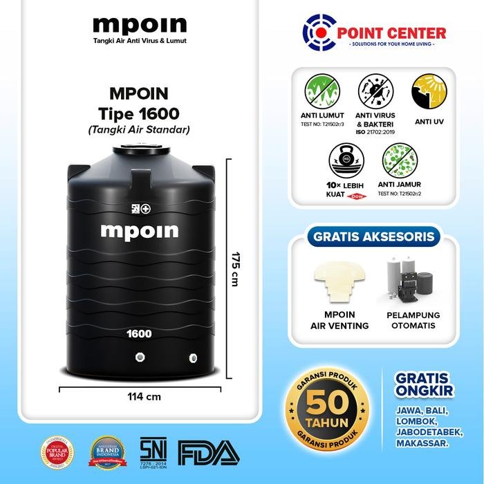 MPOIN TANDON WAVE W 1600Liter