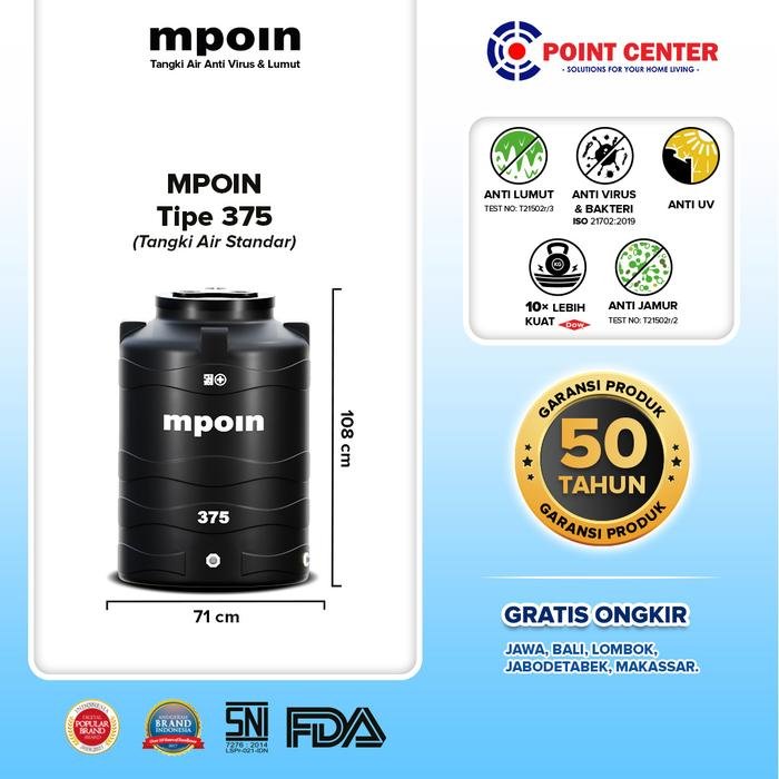 MPOIN TANDON WAVE W 375Liter