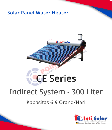 Inti Solar Water Heater Solar Type 30 CE Color Coated - 300 L - Image 2