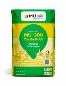 Mortar Utama MU-380 Thinbed Max Perekat Bata Ringan 40kg