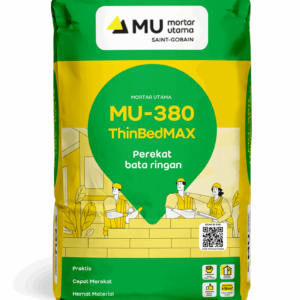 Mortar Utama MU-380 Thinbed Max Perekat Bata Ringan 40kg