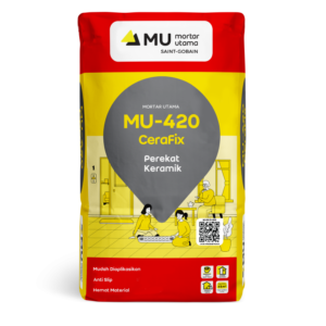 Mortar Utama MU-420 CeraFix Perekat Keramik 25kg
