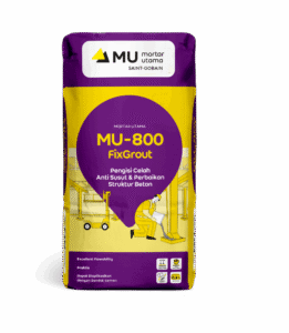 Mortar Utama MU-800 FixGrout Pengisi Celah Anti Susut dan Perbaikan Struktur Beton 25kg