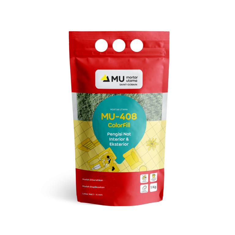 Mortar Utama MU-408 ColorFill Pengisi Nat Keramik 1kg Warna A - Coco Tan