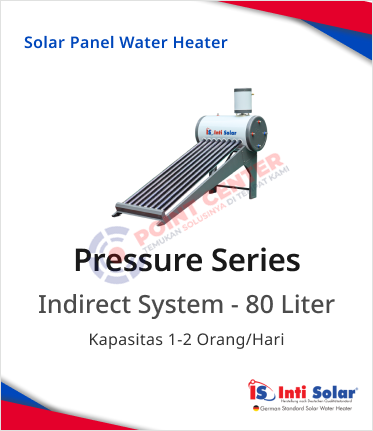 Inti Solar Water Heater Solar Type PS 8 Color Coated - 80 L - Image 2
