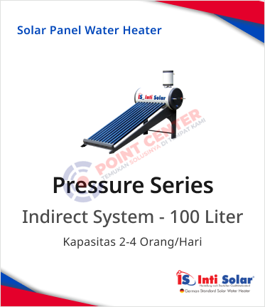 Inti Solar Water Heater Solar Type PS 10 Color Coated - 100 L - Image 2
