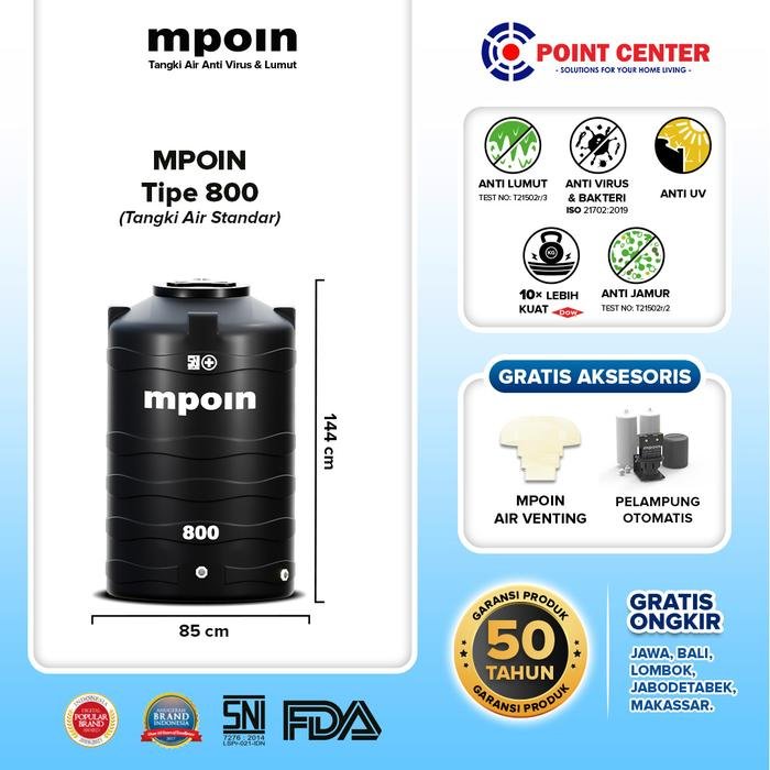 MPOIN TANDON WAVE W 800Liter
