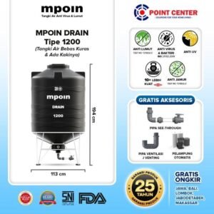 MPOIN TANDON DRAIN D 1200Liter