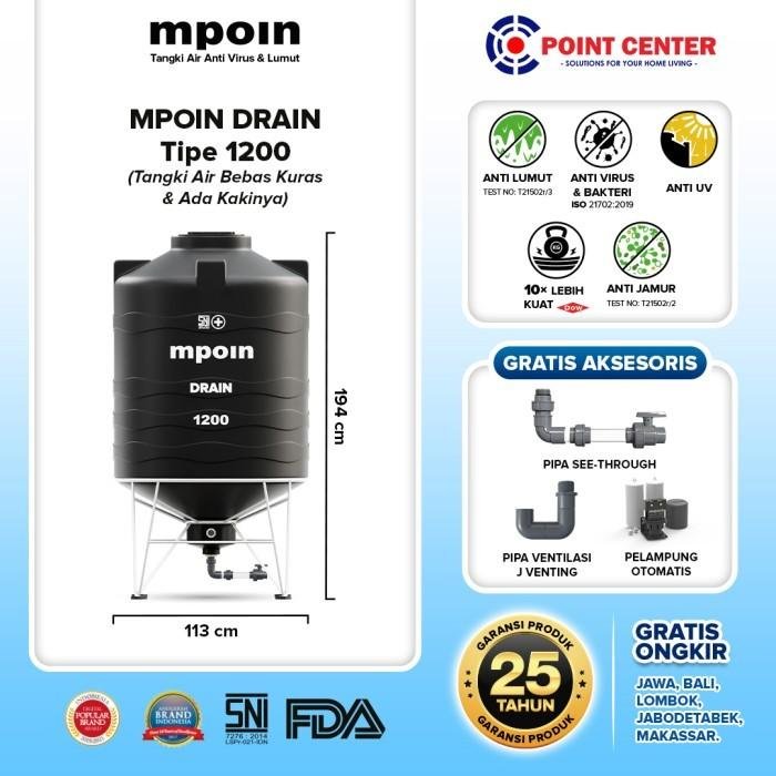 MPOIN TANDON DRAIN D 1200Liter